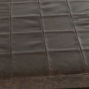 Malo - 28" Leather Bench