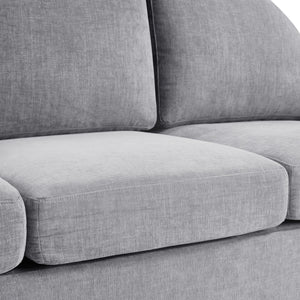 Modern 3 Seater Sofa With Curved Backrest