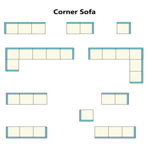Outdoor Patio Set, All-Weather With Thick Cushions
