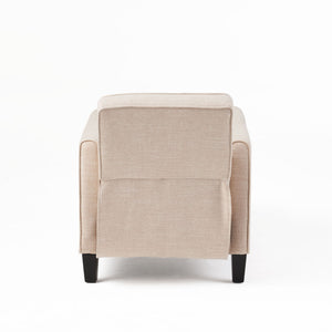 Upholstered Push Back Recliner Chair For Living Room