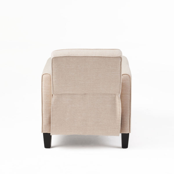 Upholstered Push Back Recliner Chair For Living Room