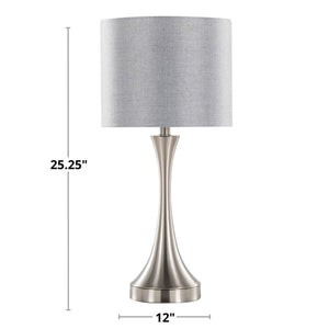 Lenuxe - Contemporary Table Lamp Built In USB Port (Set of 2)