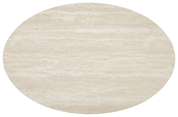 Tarica - Occasional Table Set (Set of 3) - White / Metallic