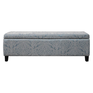 Indoor Storage Ottoman Bench With Hidden Storage - Pattern