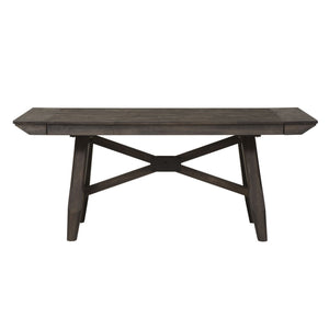 Double Bridge - Trestle Table - Dark Chestnut