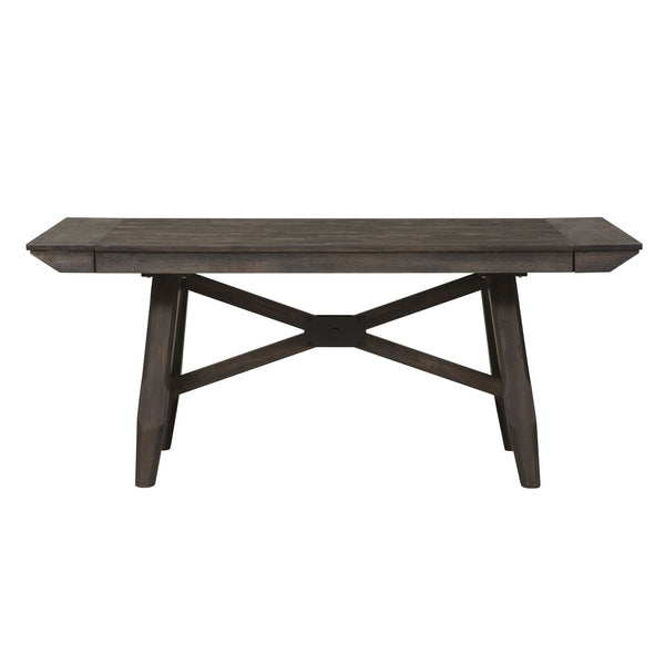 Double Bridge - Trestle Table - Dark Chestnut