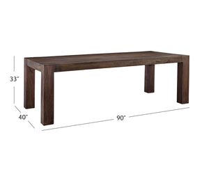 Walsh - Dining Table - Dark Brown