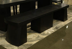 Haldenwick - Extra Large Dining Room Bench - Black