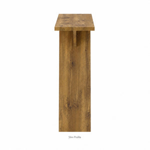 Console Table With V - Shaped Base