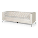 Contemporary 3 Seater Sofa With Button Tufting