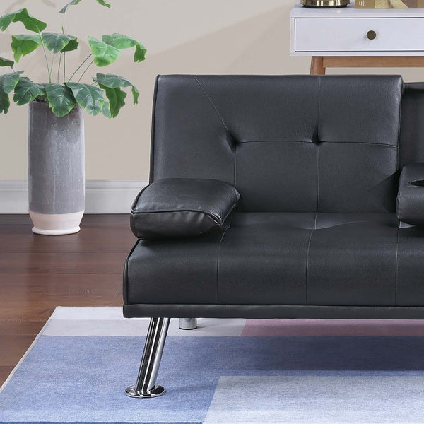 Adjustable Sofa With Fold Down Table And Cup Holders