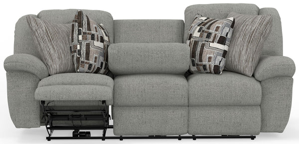 Trifecta - Sofa With 3 Recliners and Drop Down Table