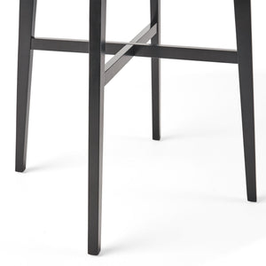 Modern Bar Height Dining Table, Rubberwood Legs And Laminate Table Top