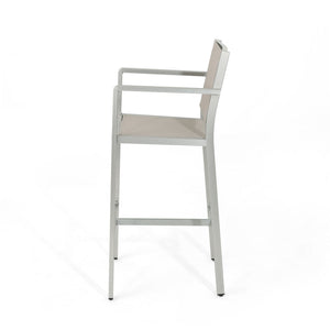 Outdoor Rust Proof Aluminum Barstools (Set of 2)