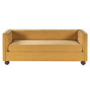 3 Seater Sofa Upholstery With Square Arms, Living Room Couch
