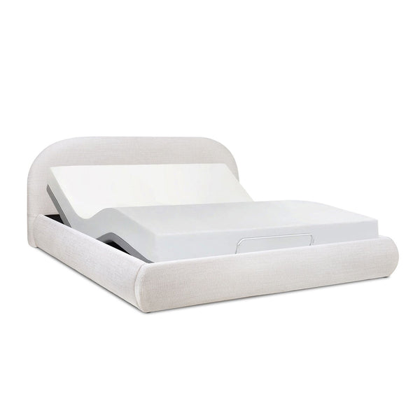 Archie Puffy Grounded - Upholstered Platform Bed