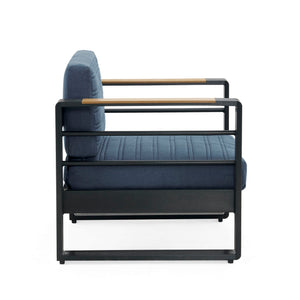 Giovanna - Club Chair Set With Aluminum Frame