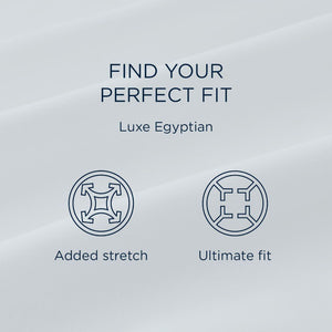 Linens - Tempur Luxe Egyptian Cotton Sheet Set - Cool Gray
