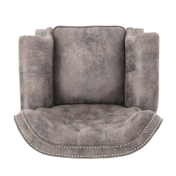 Modern Manual Push Back Recliner Chair