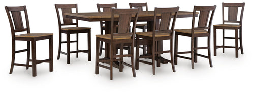 Rylandeen - Counter Height Extension Dining Table Set
