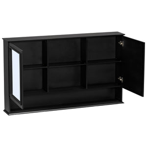Double Sink Bathroom Vanity Set With Wall Mount Mirror Cabinet