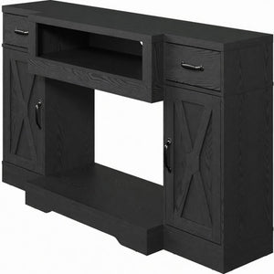 TV Stand With Adjustable Shelves & Double Doors