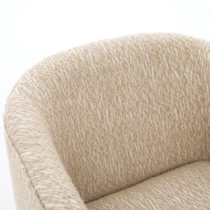 Arm Lounge Chair With Removable Seat Cushion - Light Brown