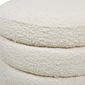 Fuji - Oversized Round Storage Ottoman