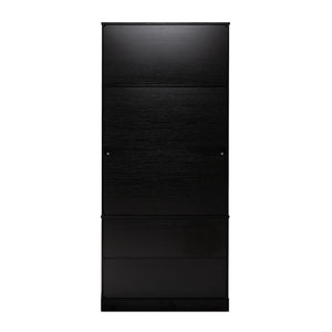 Fluted Kitchen Pantry Cabinet With 2 Large Drawers & 8 Door Spice Rack