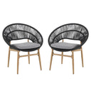 Cyril - Outdoor Papasan Style Dining Chair (Set of 2)