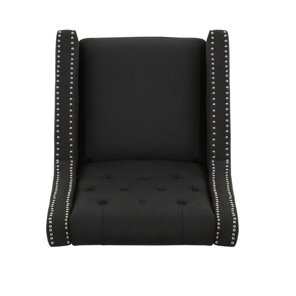 Classic Fabric Push Back Chair