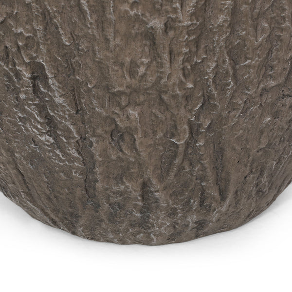 Magnesium Oxide Planter For Outdoor Use - Natural Wood