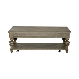 Americana Farmhouse - Rectangular Cocktail Table - Dusty Taupe