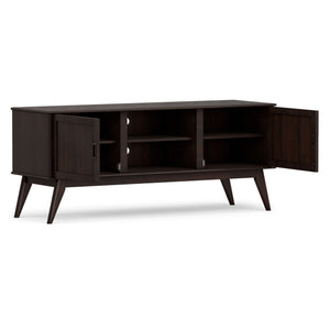 Draper - Handcrafted Mid Century Low TV Media Stand