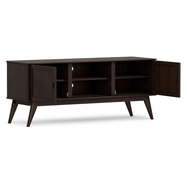 Draper - Handcrafted Mid Century Low TV Media Stand