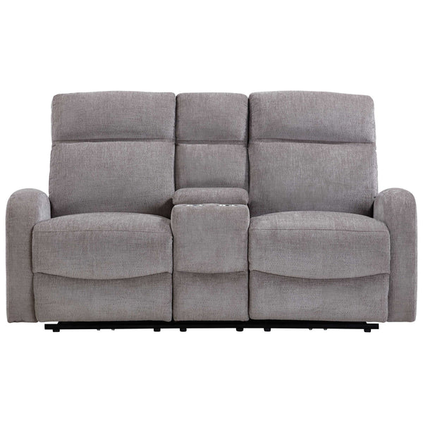 Tuscany - Power Reclining Console Loveseat - Whiskers Nature
