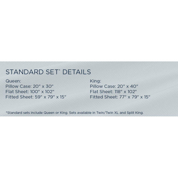 Linens - Tempur ProAir Sheet Set - Blue Azure