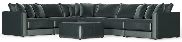 Remington - Modular Sofa And Cocktail Ottoman - Pine