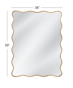 Hadar - Wall Mirror - Gold Leaf