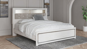 Altyra - King Bookcase Panel Bed - White
