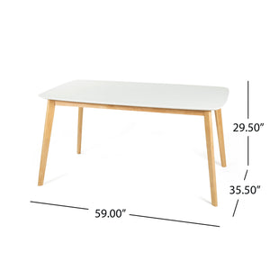 5 Piece Dining Set With Table And Upholstered Chairs