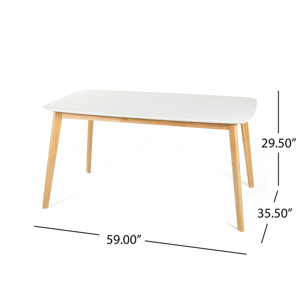 5 Piece Dining Set With Table And Upholstered Chairs