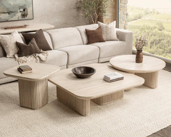 Vander - Solid Wood Square Coffee Table