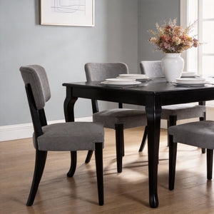 Contemporary Armless Dining Chairs (Set of 2)
