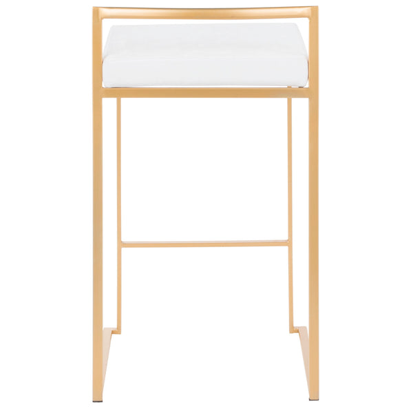 Fuji - Contemporary / Glam Design Counter Stool (Set of 2)