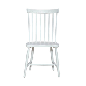 Palmetto Heights - Spindle Back Side Chair - Shell White & Driftwood