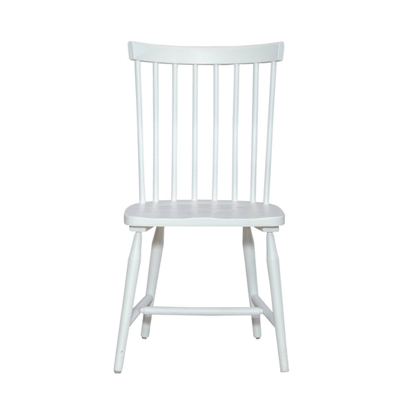 Palmetto Heights - Spindle Back Side Chair - Shell White & Driftwood
