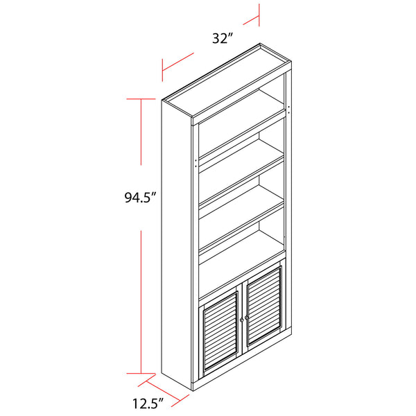 Boca - Open Top Bookcase