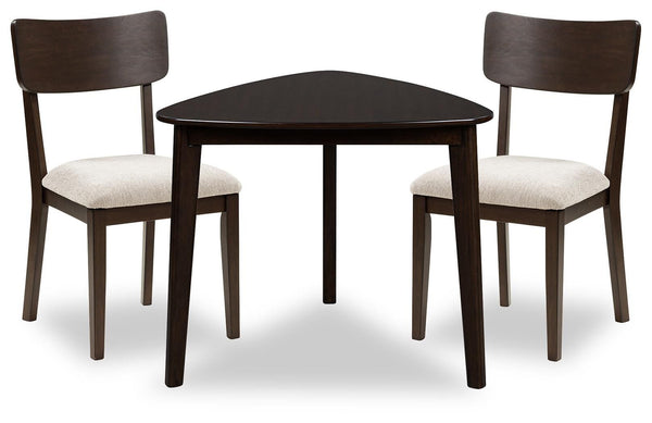 Shorbyn - 3 Pc. - Dining Table And 2 Chairs - Merlot