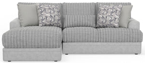 Titan - Sectional With Comfort Coil Seating And Accent Pillows Included